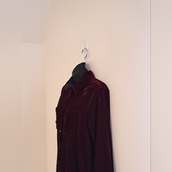 NATURAL LIFE Burgundy Long Sleeve Dress - Picture 12 of 14